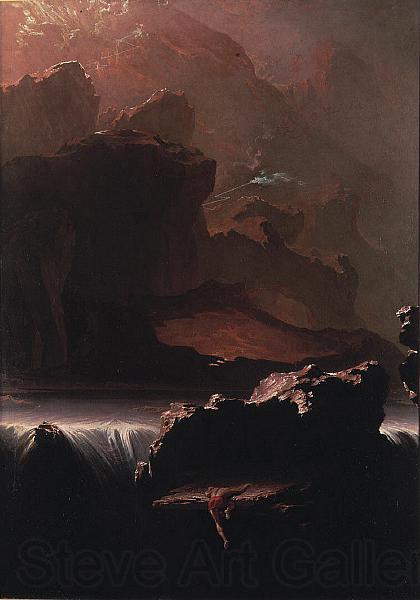 John Martin Sadak in Search of the Waters of Oblivion Norge oil painting art
